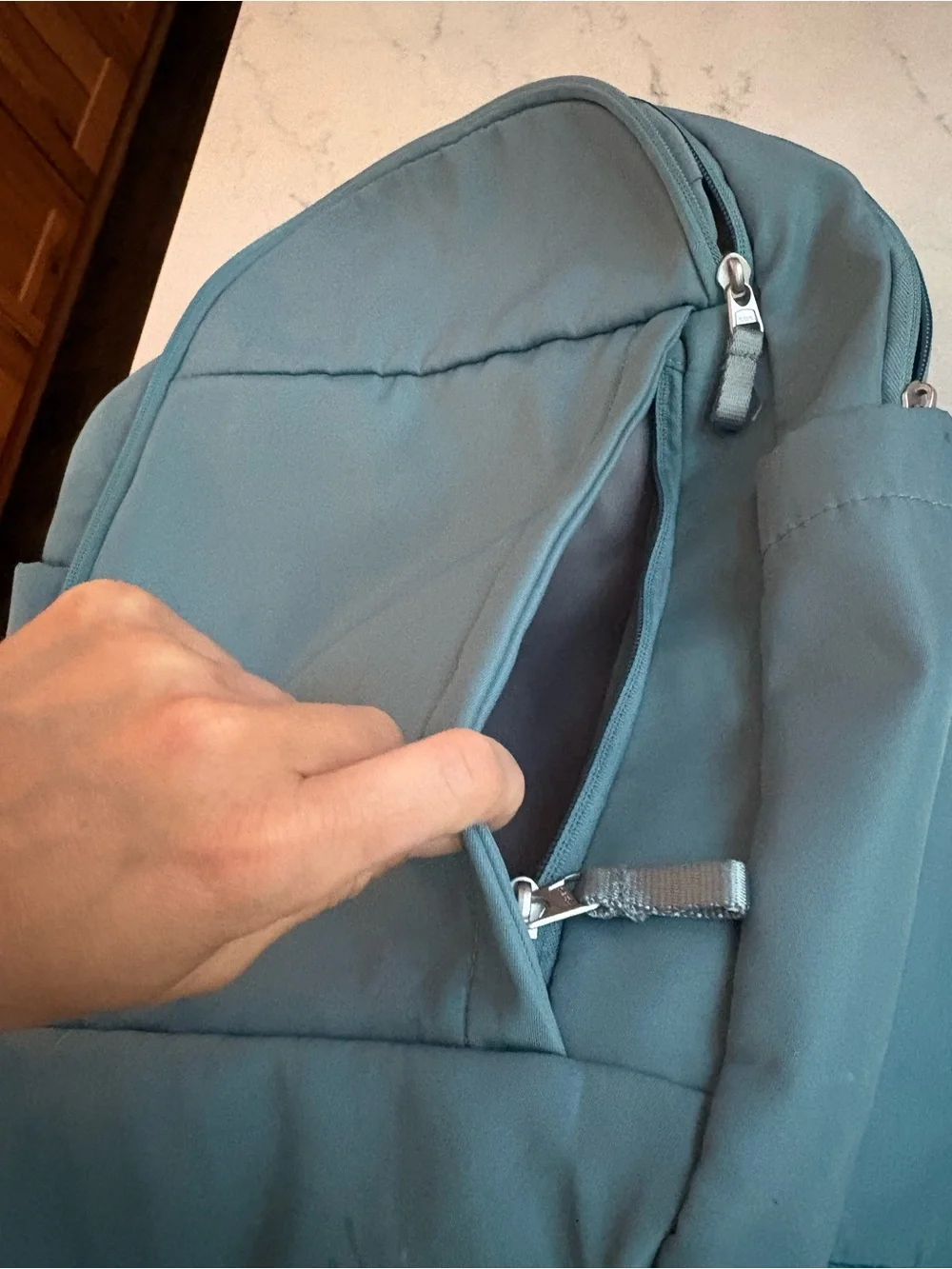 All in motion kids back to school blue backpack